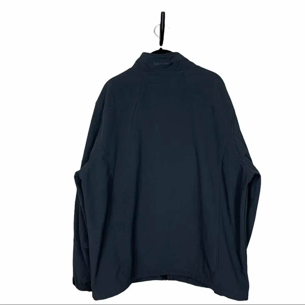 Calvin Klein Soft Shell Jacket Slate Gray Size L - Picture 2 of 10